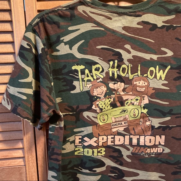 Tar Hollow Expedition 2012 Camouflage Tee Shirt - Picture 10 of 12